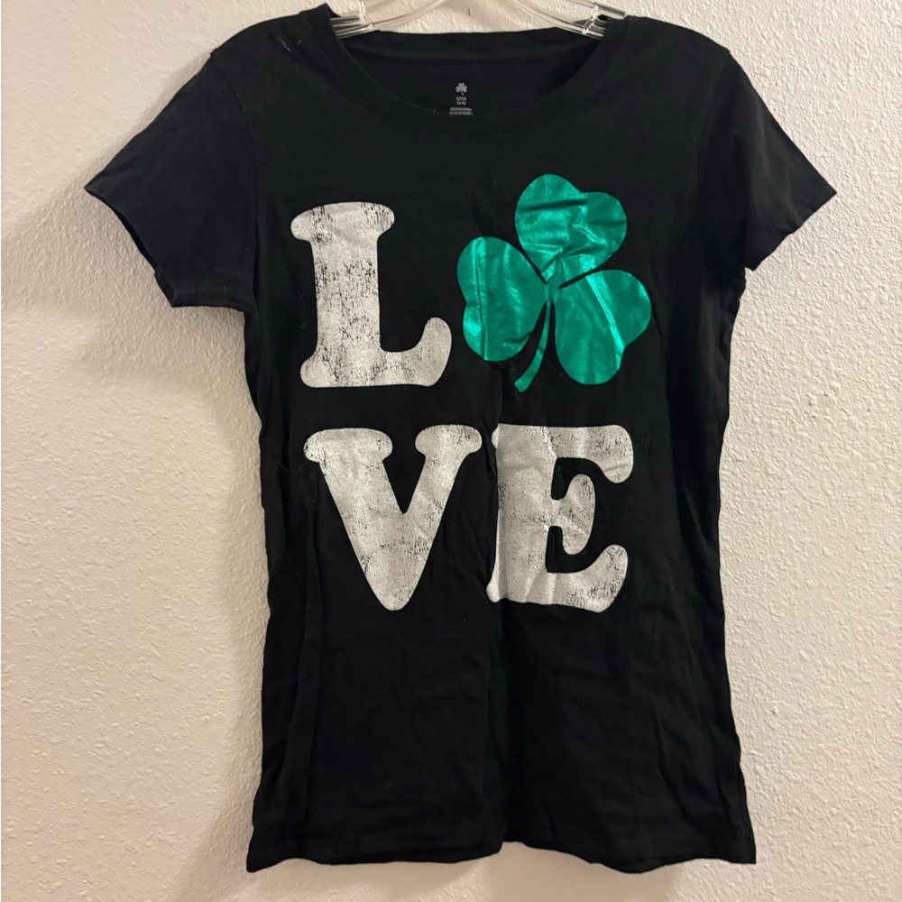 Black Love Clover Kids Tee